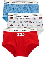 3-Pack Hero Cotton Briefs Underwear