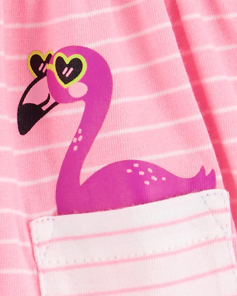 Baby Flamingo Sunsuit