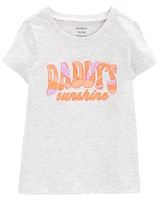 Toddler Daddy's Sunshine Graphic Tee