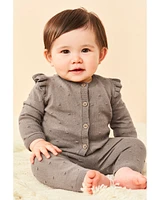 Baby 2-Piece Button-Front Sweater Set