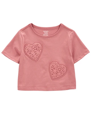 Toddler Heart Boxy-Fit Graphic Tee