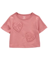 Toddler Heart Boxy-Fit Graphic Tee