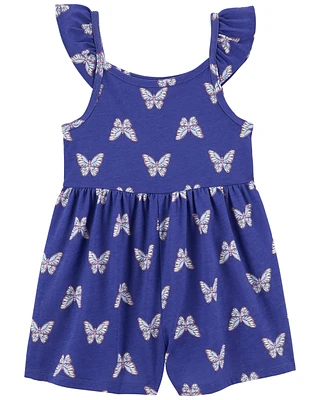 Toddler Butterfly Cotton Romper