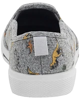 Toddler Dinosaur Slip-On Sneakers