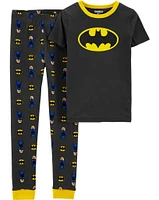 Kid 2-Piece Batman™ 100% Snug Fit Cotton Pajamas