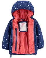 Baby Heart Packable Puffer Jacket