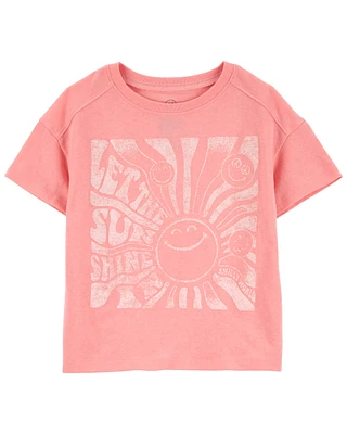 Kid Let the Sun Boxy-Fit Tee