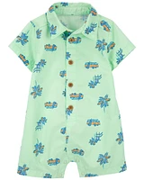 Baby Tropical Cotton Romper
