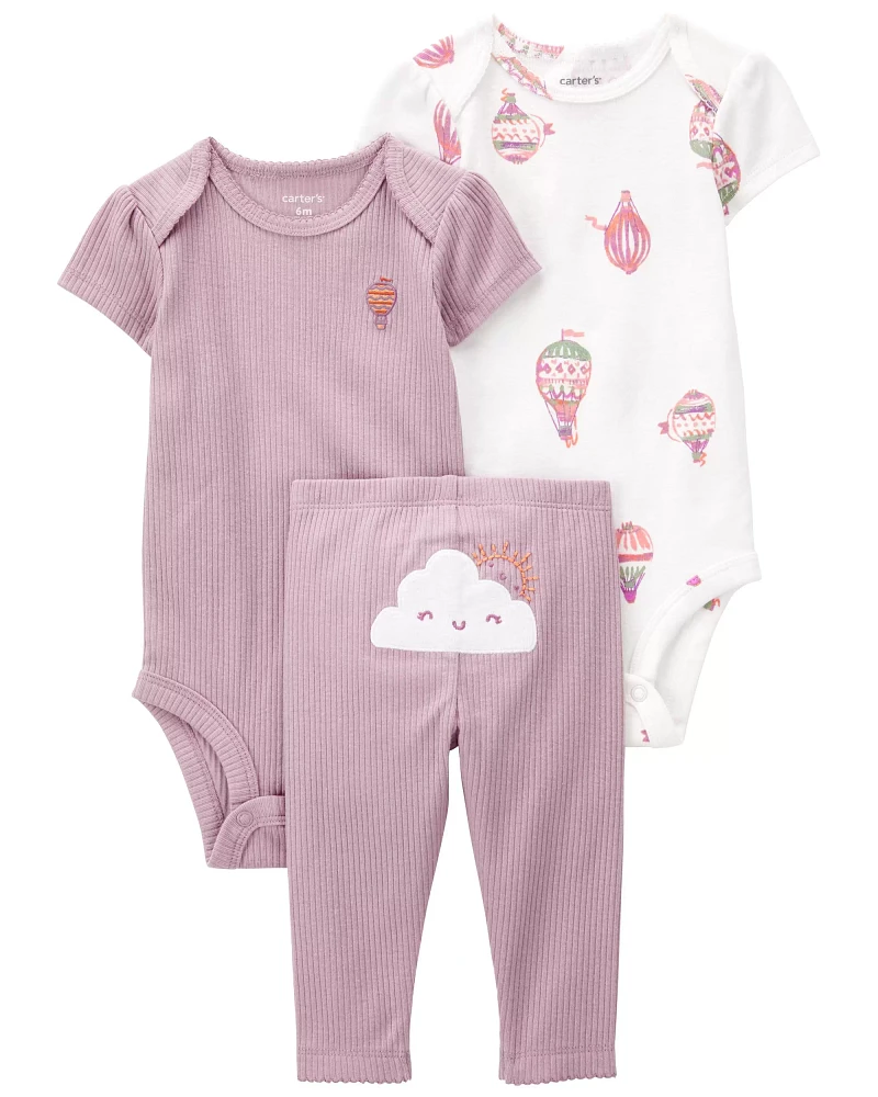 Baby 3-Piece Cloud Little Character Set