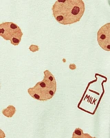 Baby 7-Pack Milk & Cookies Short-Sleeve Bodysuits