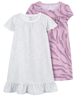 Toddler 2-Pack Nightgowns