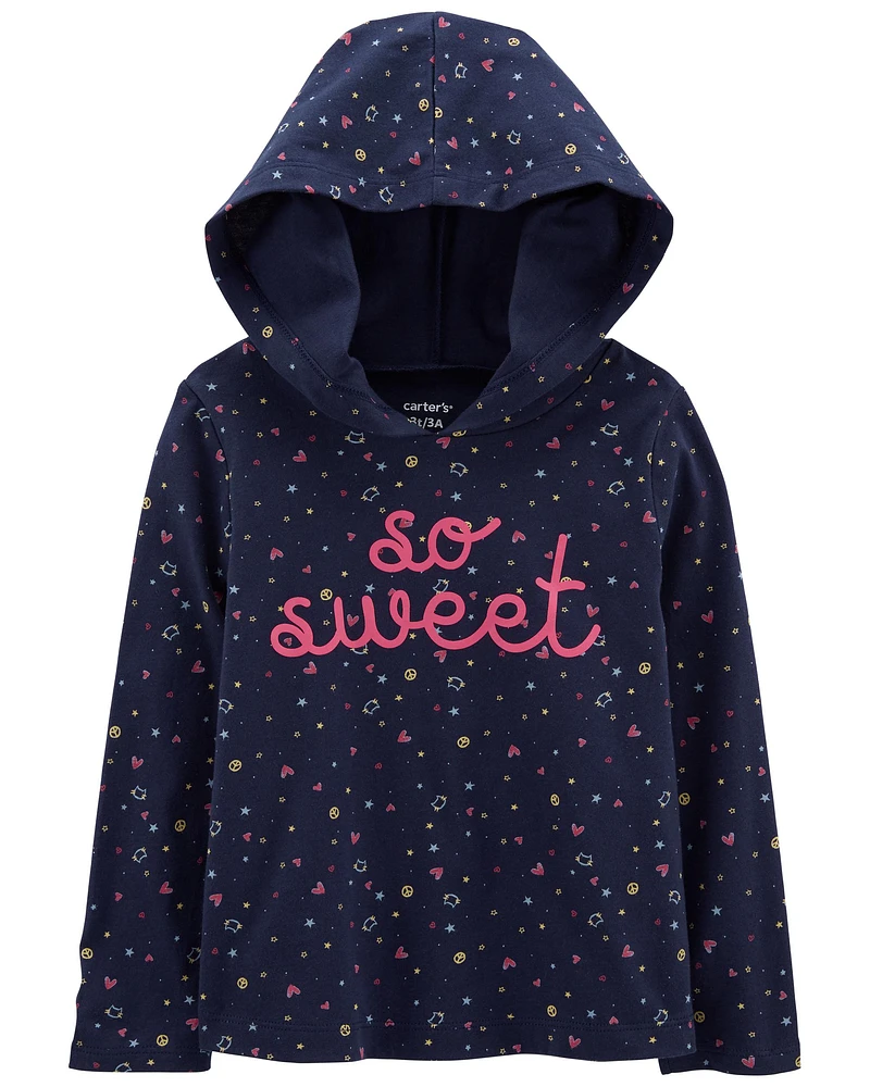 Toddler So Sweet Jersey Hoodie