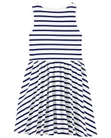 Kid Striped Twirl Dress