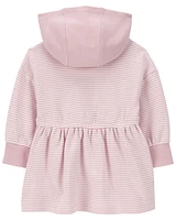 Baby Striped Hooded Dress