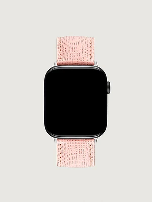 Correa Apple Watch cuero rosa