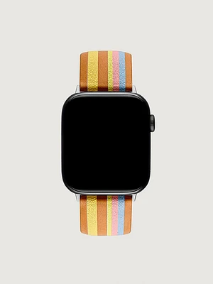 Correa Apple Watch cuero multicolor