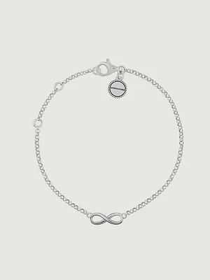 Pulsera infinito plata