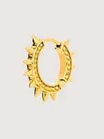 Piercing aro pinchos oro 9 kt