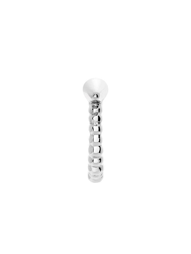 Piercing aro esferas oro blanco 9 kt