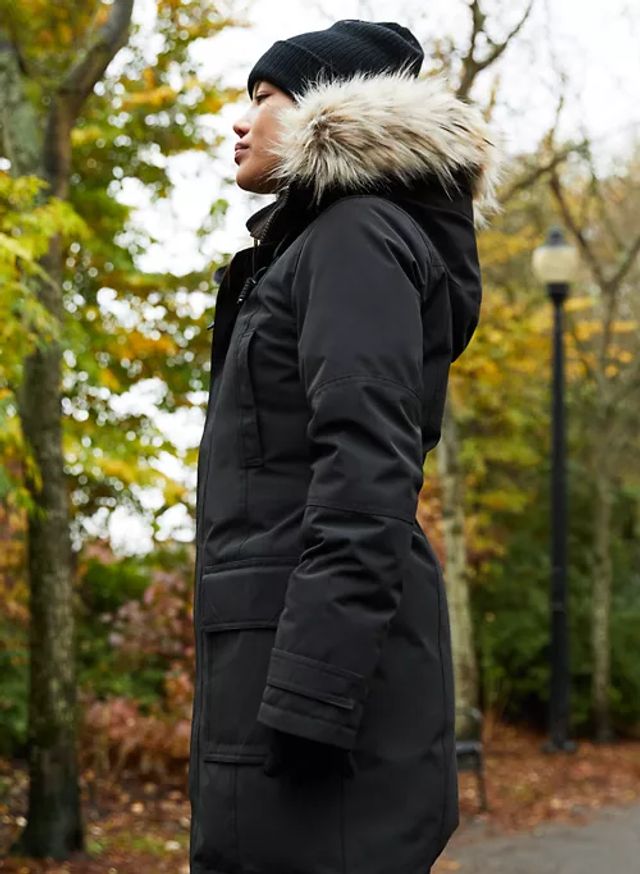 fogo coyote fur down parka