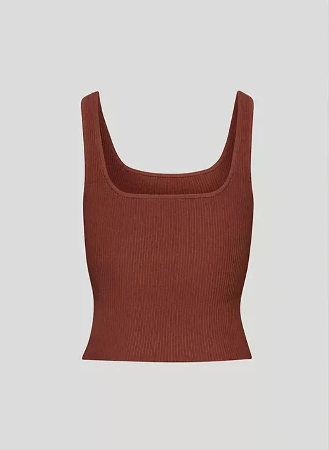 Babaton Sculpt Knit V Neck Tank