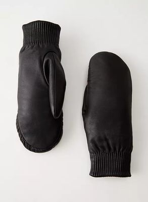 leather mittens