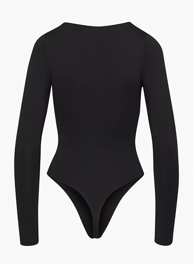 Sirens Contour V-Neck Short Sleeve Bodysuit