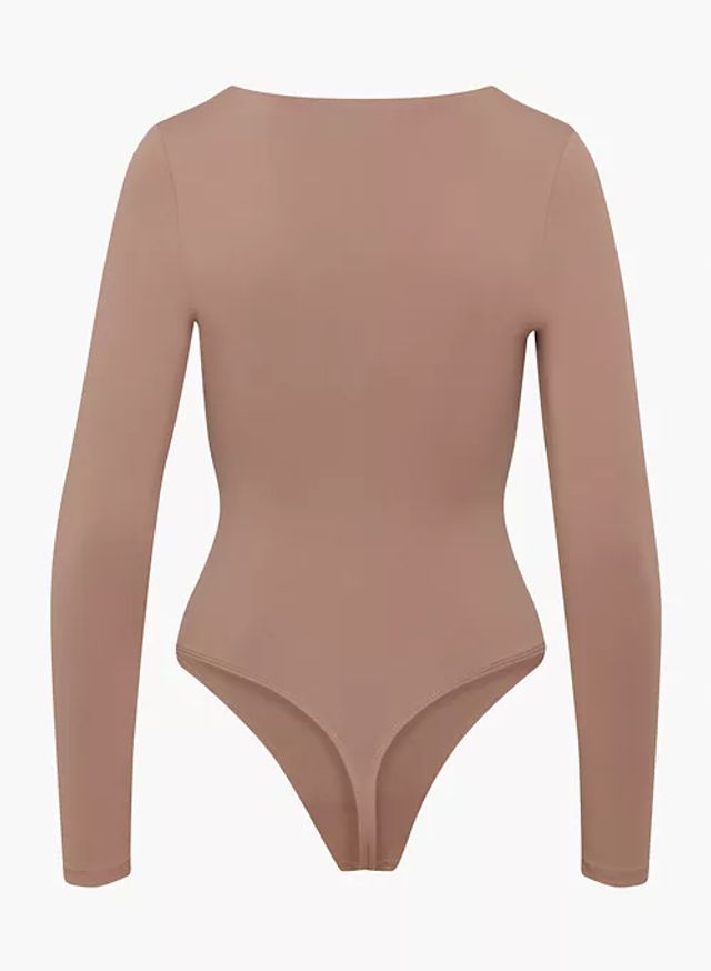 Brown Puff Sleeve Suede Bodysuit – Dainty Dot Wear