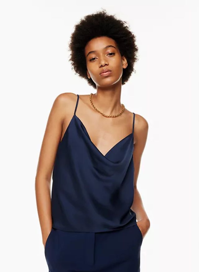Wilfred ONLY SATIN COWLNECK CAMISOLE