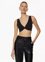 Sculpt Knit Twist Tank