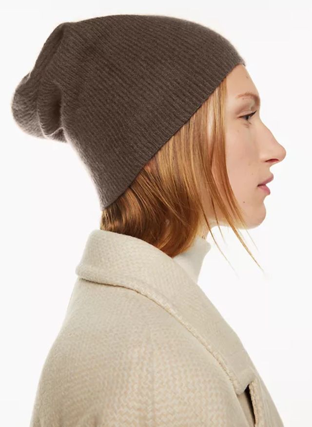 Babaton LUXE CASHMERE RIB BEANIE