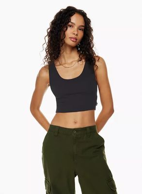 ribbed cropped tank