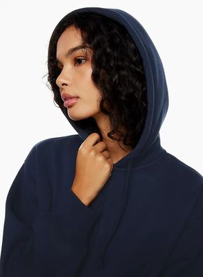 cozy fleece boyfriend zip hoodie