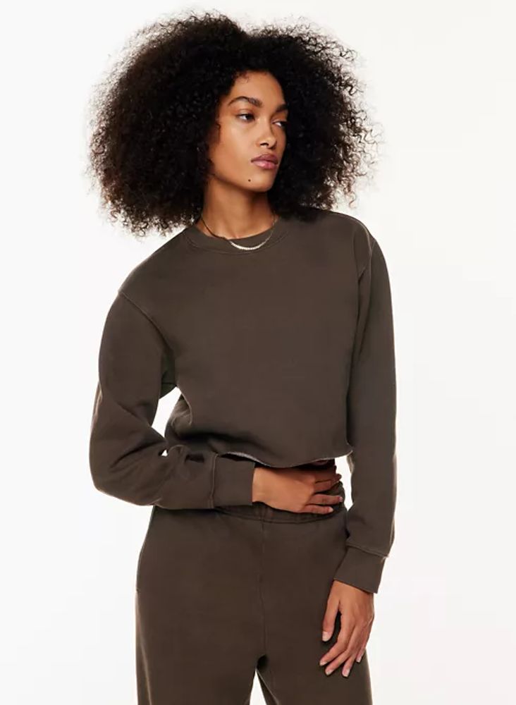 Aritzia Cozy Fleece Perfect Cropped Sweatshirt | Shop Midtown