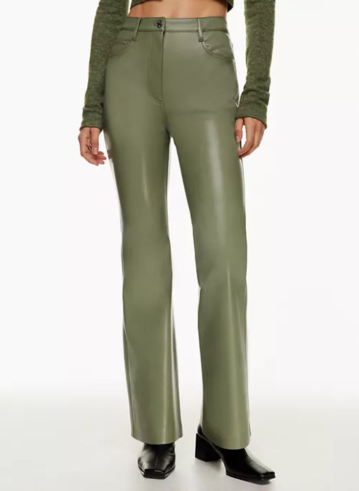 Split Flare Pant In Pure Sage
