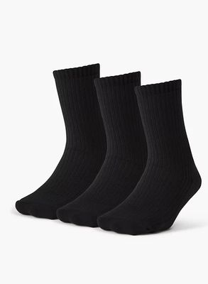 only plush crew sock 3-pack