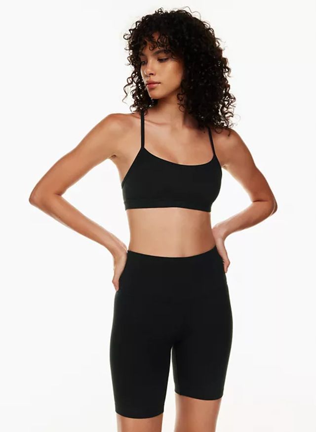 Nike Training Air Swoosh Dri-FIT mock zip neck cropped bra top in