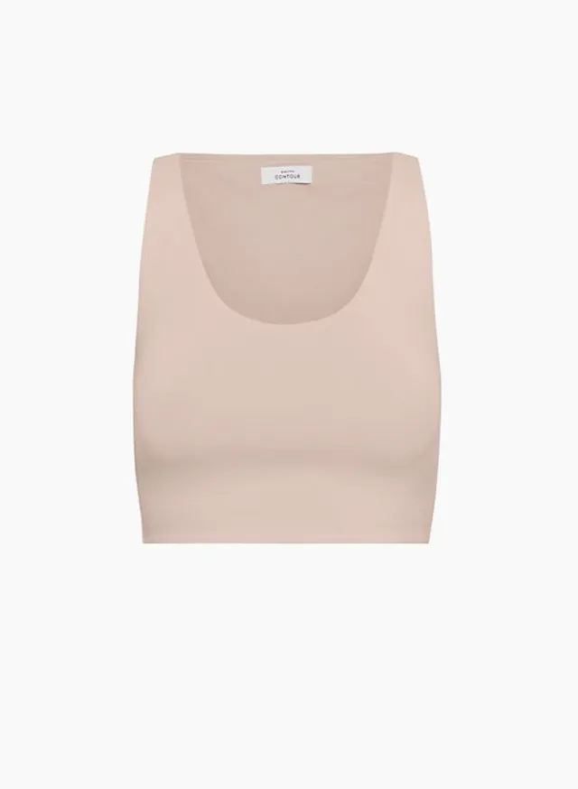 Aritzia Babaton CONTOUR SCOOPNECK LONGSLEEVE BODYSUIT in Stone Taupe,  Women's Fashion, Tops, Others Tops on Carousell