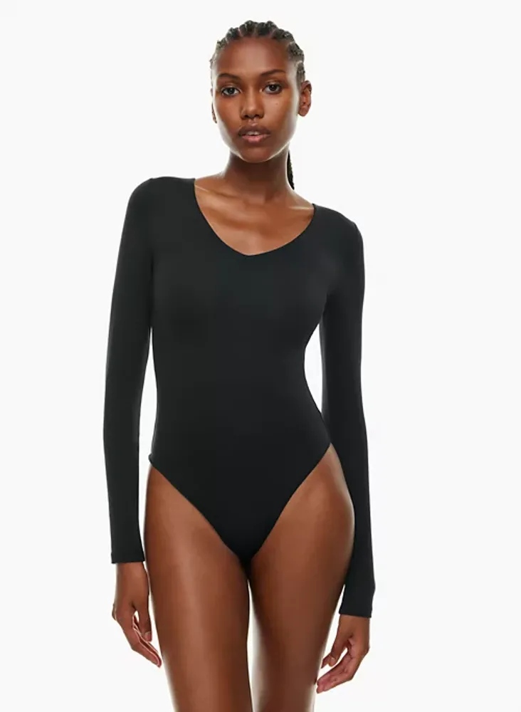 NWT Women's Flare Long Bodysuit JoyLab Black Medium Viral Aritzia Dupe