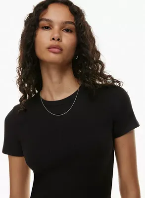 Little Ribbed T Shirt