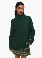 Peggy Turtleneck  Zip Sweater