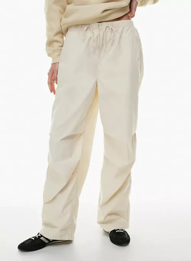 Women's White Tactical Parachute Pants