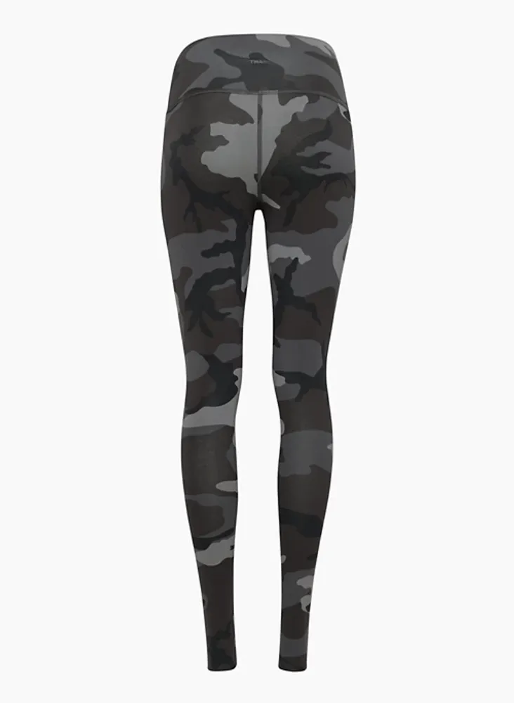 Nike logo grey tone tonal camo camouflage high waisted stretchy gym leggings  S