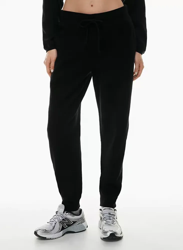 Aritzia, Pants & Jumpsuits, Aritzia Tna The Iconic Sweatpants Black Red  White Stripe Fleece Joggers Medium M