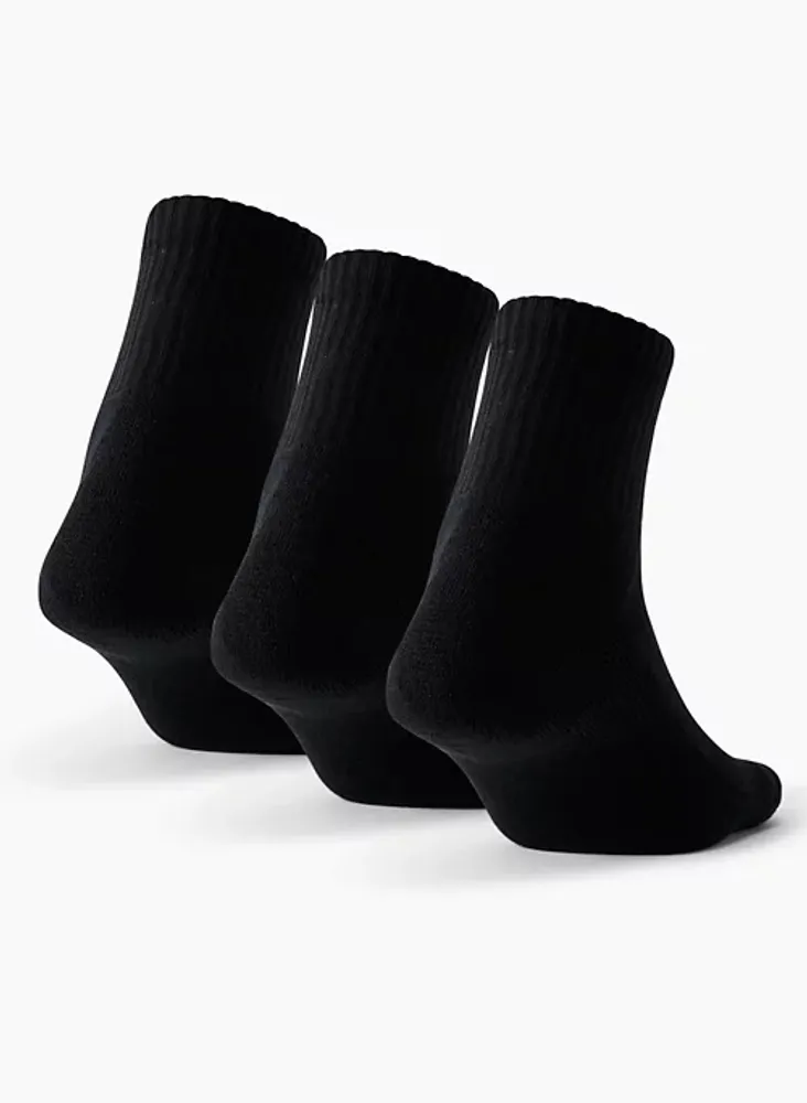 Solid Half Socks 3 Pack
