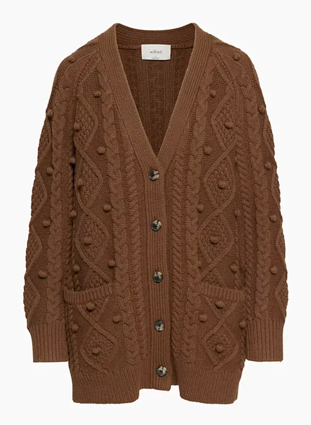 AE Pointelle-Knit Cardigan