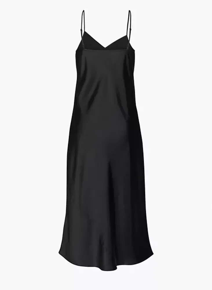 Wilfred ONLY SATIN COWLNECK SLIP DRESS