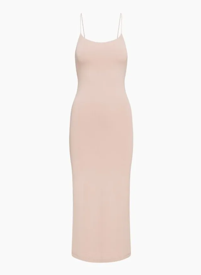 Sleeveless Midi Dress with Smocked Top
