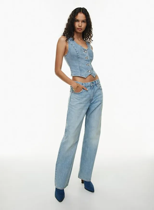 Denim Forum THE '90S DEBBIE DENIM BUSTIER