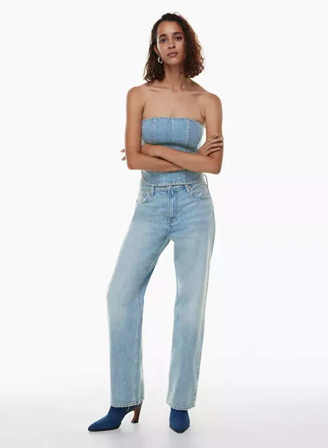 Denim Forum THE '90S LANA HI-RISE BAGGY TROUSER JEAN